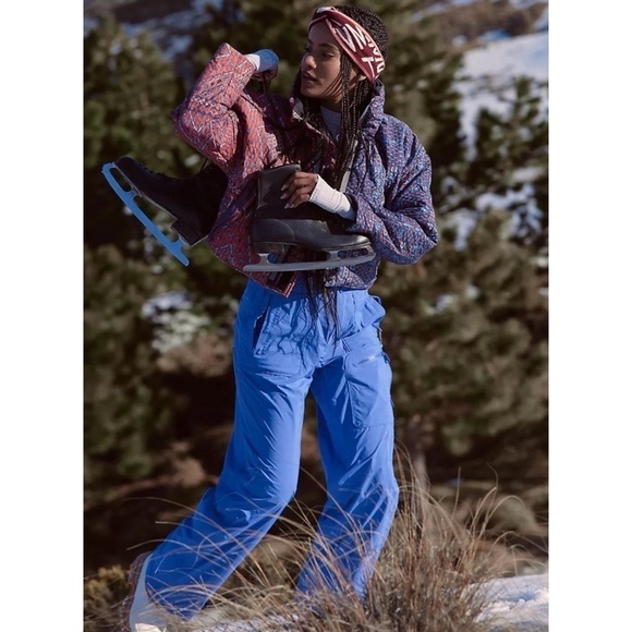 NWT Free People FP Movement Mountain Majesty Reversible Puffer Jacket Multicolor - Picture 11 of 17